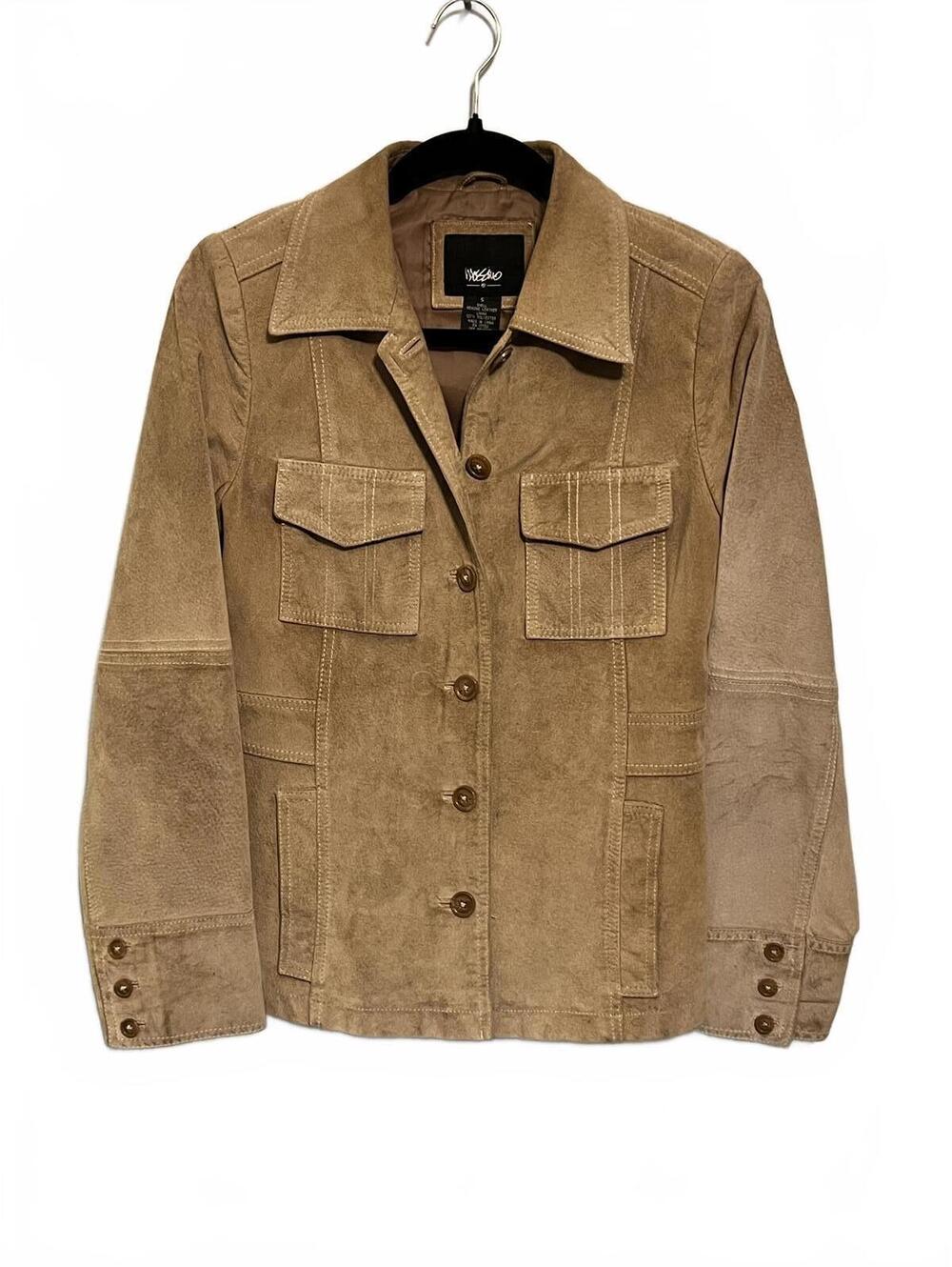 Vintage Mossimo Genuine Suede Leather Jacket  | Size S